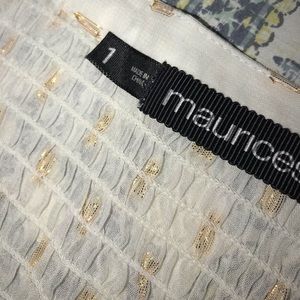 Maurice’s sheer blouse sz 1